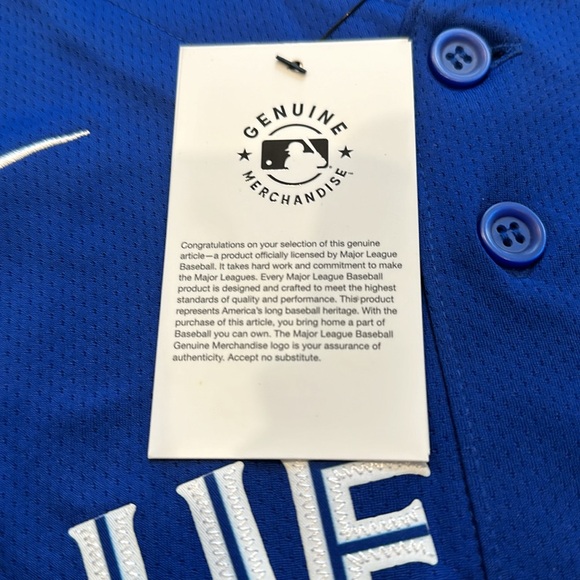 Youth Nike Toronto Blue MLB Baseball Jersey Size XL NWT Brand New - Picture 4 of 7